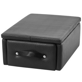 VEVOR Pilates Box for Reformer, 25x17x9 In Pilates Reformers Sitting Box for Exercises, Premium PU and Wood Pilates Equipment Accessory