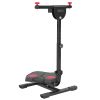 Foldable Ab Twister Board for Waist Trimming with LCD Display, Ab Workout Equipment for Women and Men, Red