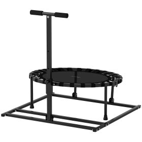 2-in-1 38" Rebounder Trampoline for Adult, 8-Angle Adjustable Baseball Volleyball Soccer Rebounder Fitness Trampoline