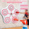 Five key boxing target-white body-white keys-pink light-pink eva