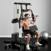 Home Gym System, Multifunction Workout Station with 100Lbs Weight Stack, 100Lbs Resistance for Full Body Workout Machine