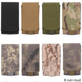 Molle Mobile Phone Bag Waist Bag Men's Sports Running Coin Purse Universal Multifunctional Vertical Belt Portable Wear Belt (Option: 8style-One size)