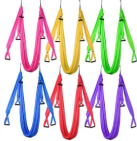 Anti Gravity Yoga Hammock (Option: Yellow)
