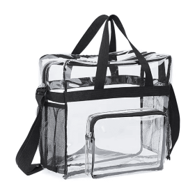 Clear Crossbody Bag Stadium Approved Clear Transparent Shoulder Bag (Option: Transparent)