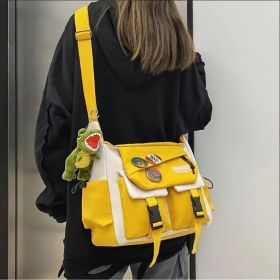Versatile Crossbody Bags For Women Men, Messenger Bag Purses (Option: Yellow)