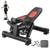 VEVOR Stair Stepper, Mini Stepper for Exercise at Home, Hydraulic Fitness Twist Stepper with Resistance Bands, Full Body Workout Cardio Equipment