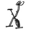 VEVOR Folding Exercise Bike, Foldable Fitness Stationary Bike, Adjustable Magnetic Resistance Stationary Bike