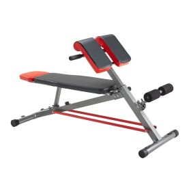 VEVOR Multi-Functional Weight Bench for Full Body Workout, Roman Chair Hyperextension Bench (Product Type: Double Triangle, Product Load Capacity: 660 lbs)