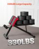 VEVOR Multi-Functional Weight Bench for Full Body Workout, Roman Chair Hyperextension Bench