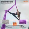 VEVOR Aerial Silk & Yoga Swing, 8.7 Yards, Aerial Yoga Hammock Kit with 100gsm Nylon Fabric, Full Rigging Hardware & Easy Set-up Guide