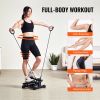 VEVOR Stair Stepper, Mini Stepper for Exercise at Home, Hydraulic Fitness Twist Stepper with Resistance Bands, Full Body Workout Cardio Equipment