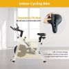 Stationary Bikes for Home Indoor Exercise Bike with LCD Monitor and Comfortable Seat Cushion for Home Gym Cardio Fitness Training