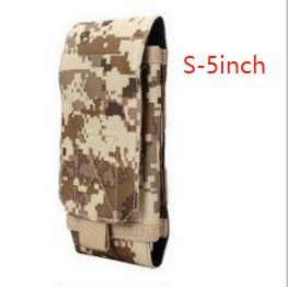 Molle Mobile Phone Bag Waist Bag Men's Sports Running Coin Purse Universal Multifunctional Vertical Belt Portable Wear Belt (Option: 7style-S 5inch)